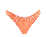L&#39;AGENT BY AGENT PROVOCATEUR Womens Thongs Elastic Polka Dot Orange Size S - $19.39