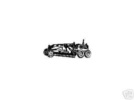 Road Grader roadgrader Vintage side view  rubber stamp - £10.89 GBP