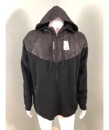 NWT Men&#39;s Reebok Black Full Zip Motion 360 Reflectivity Hooded Jacket Sz... - €38,07 EUR