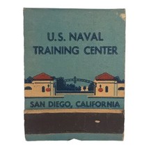 Vintage San Diego California Naval Academy Matchbook Matches USN Navy Mi... - $11.75