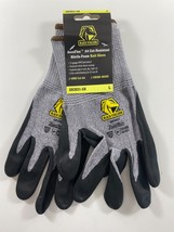 Black Stallion AccuFlex A4 Cut Resistant Nitrile Foam Knit Glove GR3031-GB sz L - £11.07 GBP
