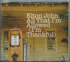 Elton John - All That I&#39;m Allowed (I&#39;m Thankful) / Keep It A Mystery 2004 Eu Cd - £9.88 GBP