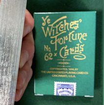 Limited Edition Ye Witches&#39; Silver Gilded Fortune Cards (2 Way Back)(TEAL BOX)  - £15.81 GBP