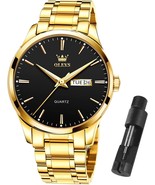 OLEVS Mens Gold Watches Waterproof Stainless Steel Lightweight Watch wit... - $1,271.20 MXN