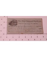 Vintage First National Bank Check May 24 1950 - $4.94