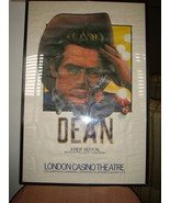 James Dean framed poster RARE London live theater progam mid-70s - $375.00