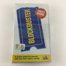 Blockbuster Video Party Board Game Card Decks Retro VHS Case Timer New Sealed - £19.42 GBP