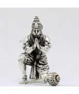 925 sterling silver god hanuman statue figurine, puja article art767 - €311,14 EUR