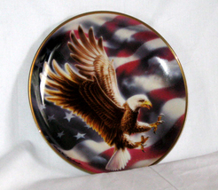 Limited Edition The American Eagle Plate Fine Porcelain By T - £10.99 GBP