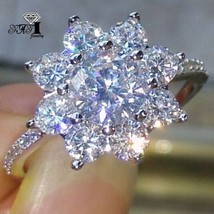 YaYI Jewelry Fashion  Princess Cut 3.7  CT White Zircon Silver Color Engagement  - £8.41 GBP