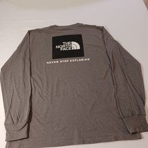The North Face Standard Fit Men's Gray Cotton Blend Graphic T-Shirt Size Medium image 12