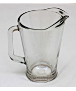 NEW LIBBEY CLEAR GLASS WATER PITCHER 60 FL OZ HEAVY (4 LB) 9” TALL CRISA... - £9.40 GBP