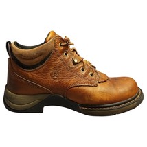 Vintage Ariat ATS Work Boots Mens US 7B Multicolor Leather Upper Lace Up... - $1,299.53 MXN