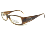 Karen Kane Eyeglasses Frames SCALLOP TULLE HONEY Rectangular Sparkly 51-... - $46.53