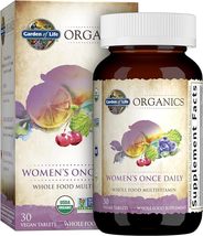 2 Bottles Garden of Life Organics Womens Once Daily Complete Multi Vitamin - £55.74 GBP