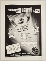 1951 Print Ad Halco Toy Dolls, Holsters, Costumes Halpern Co. Pittsburgh... - £15.81 GBP