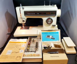 Kenmore Sewing Machine Model 13550 Very Nice, Runs Perfect, many extras. - £116.49 GBP