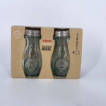 Vidrios San Miguel Authentic 100% Recycled Glass Salt Pepper Shakers Green Glsds - £21.39 GBP