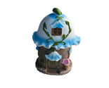 5&quot; Tall Fairy Garden House Blue Roof  Figure - £10.80 GBP