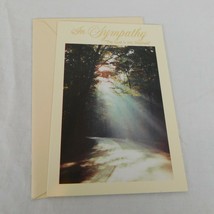 Sympathy Card American Greetings Religious 23rd Psalm Nature Trees Envelope - $3.00