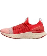 Nike React Phantom Run Flyknit 2 Red/Beige Men&#39;s Running Shoes Size 11 - £85.79 GBP