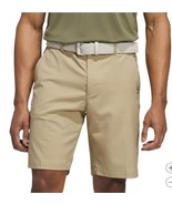Adidas Mens Shorts Tan Chino Golf Elastic Waist Pockets Belt Loops Light... - $61.53 CAD