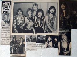 HEART ~ 14 Color and B&amp;W Clippings, ARTICLES, Ann &amp; Nancy Wilson from 1978-1983 - £6.04 GBP