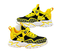 Pikachu Pokemon Sneakers for Kids Breathable Childrens Boys Trainers Sport Shoes - £24.38 GBP