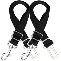 2 Pack Dog Harness Car SUV Seatbelt Connector Restrain Adjustable Tether For Pet - £13.02 GBP