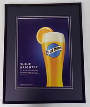 2018 Blue Moon Wheat Beer Framed 11x14 ORIGINAL Advertisement - £27.45 GBP
