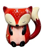 Sweetie Fox 3D Coffee Tea Ceramic Mug Wild Animal Cup Hand Painted - £15.87 GBP