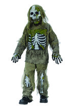 Fun World Skeleton Zombie Costume, Medium 8 - 10, Multicolor - £108.35 GBP
