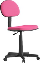 Flash Furniture Low Back Swivel Task Office Chair - Adjustable Dark Pink Student - £78.98 GBP