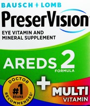   PreserVision  AREDS 2 + MULTI Vitamin &amp; Mineral Supplement 120 Soft Gels count - £19.12 GBP