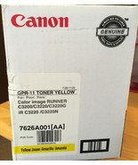 Canon GPR-11 Yellow Toner Cartridge 7626A001 Genuine New Unopened Box - $37.39