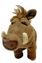 Build A Bear Lion King Pumba Plush Brown with Tusks 16 Inches - £11.51 GBP