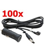 100 x Car Charger w/Micro USB 2.0 Sync Cable Cord 6W 5v-1.2a for Smart D... - £66.52 GBP