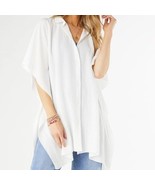 Corinne Button Front Cover Wrap White - €29,85 EUR