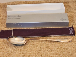 Gerity G-48 Large Silver Plate 13&quot; Serving Spoon W/Sleeve &amp; Box vintage - £15.42 GBP