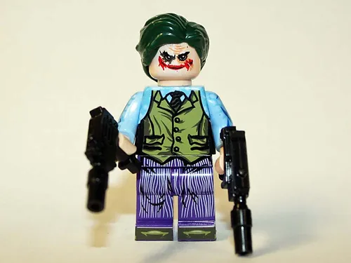 MBricks Joker with Uzi Batman Dark Knight Collection Toys Movie Minifigures - $6.06