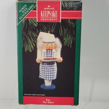 Vintage Hallmark Keepsake Nutcracker Christmas Tree Ornament 1992 Eric The Baker - £9.72 GBP