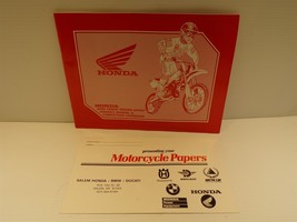Honda 2000 CR80R CR80RB Expert Owner&#39;s Manual &amp; Competition Handbook - €39,06 EUR