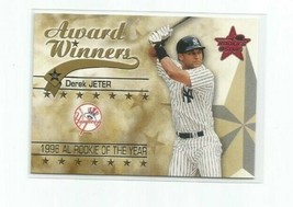 Derek Jeter (New York Yankees) 2002 Leaf Rookies &amp; Stars Award Winners #287 - £3.92 GBP