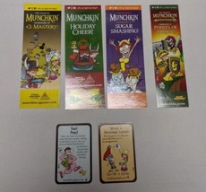 Lot Of (6) Munchkin Bookmark And Card Promos Steve Jackson Games - $89.09