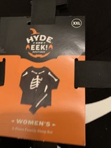 HYDE and EEK 2 Piece Sleep Set Pajamas Skeleton Halloween Choose Size - £25.39 GBP+