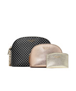 New Kate Spade Spencer Metallic Dot Crossbody Wallet Cosmetic Bag 3pc Se... - £77.90 GBP