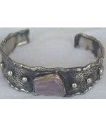 Amethyst bangle silver - $73.85 CAD