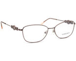 Versace Eyeglasses MOD. 1231 1333 Bronze/Pink Semi Cat Eye Metal Italy 5... - $129.99
