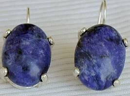 Lapis oval earrings  4 thumb200