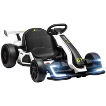 Aosom 24V 7.5 MPH Electric Go Kart with Adjustable Seat, Drifting Car Ba... - $450.00